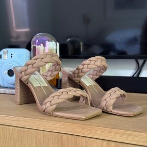 Dolce vita Braided Tan Women's Heels